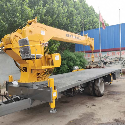 啟翔四驅(qū)平板隨車吊-拖拉機帶吊 多功能清障車的理想選擇